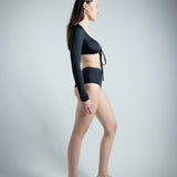 High-Rise LL Full Swim Brief - Black (PO)