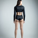 High-Rise LL Full Swim Brief - Black (PO)