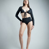 High-Rise LL Full Swim Brief - Black (PO)