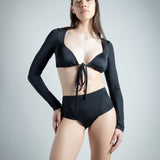 High-Rise LL Full Swim Brief - Black (PO)