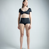 Mini Geraldine Swim Top - Black (PO)