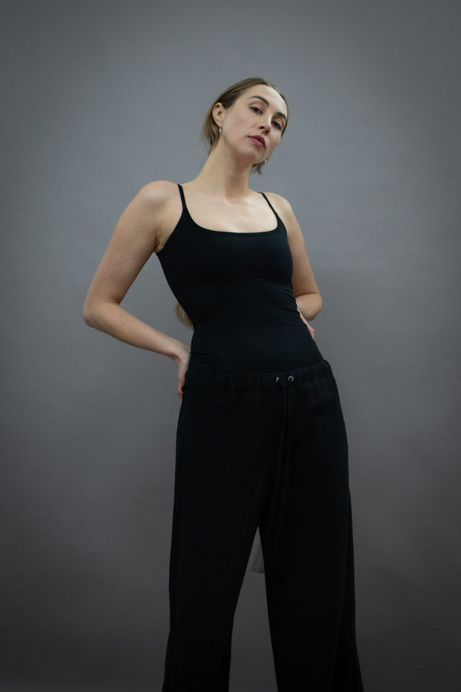 Jack Bodysuit - Organic cotton stretch - Black (PO)