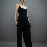 Jack Bodysuit - Organic cotton stretch - Black (PO)