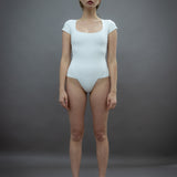 23 Bodysuit - Organic cotton stretch - Off-white (PO)