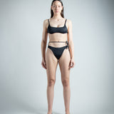 Belted G Swim Brief - Black (PO)