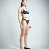 Belted G Swim Brief - Black (PO)