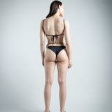 Belted G Swim Brief - Black (PO)