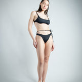 Belted G Swim Brief - Black (PO)