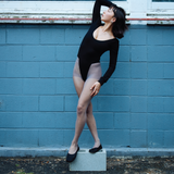 Long Sleeved Office Bodysuit - Merino (PO)