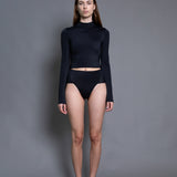 Cropped Rash Swim Top (PO)