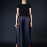 Norma Maxi Skirt - Gunmetal (PO)