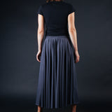 Norma Maxi Skirt - Gunmetal (PO)