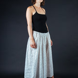 Muscle Halter Cami Maxi Dress - Micro Spot (PO) - Limited Availability