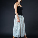 Muscle Halter Cami Maxi Dress - Micro Spot (PO) - Limited Availability