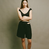 Easy Midi Short - Black Crepe (PO)