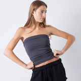 Engineered Tube Top - Gunmetal (PO)