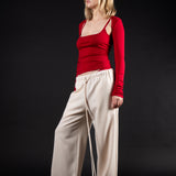 Brenda Bolero - Holiday-Red Merino (PO)