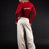 Brenda Bolero - Holiday-Red Merino (PO)