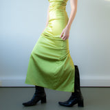 Jillian Maxi Dress - Sour Apple Satin (PO)