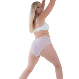 Mesh Full Brief - White (PO)