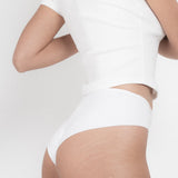 High-Rise French Brief - White (IS)