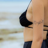 Dune Swim Top - Black (IS)