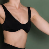 Sports Swim Top - Black (Ready-to-Ship)