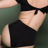 High-Rise French Swim Brief - Black (Ready-to-Ship)