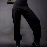 Babs Pants - Black on Black (PO)