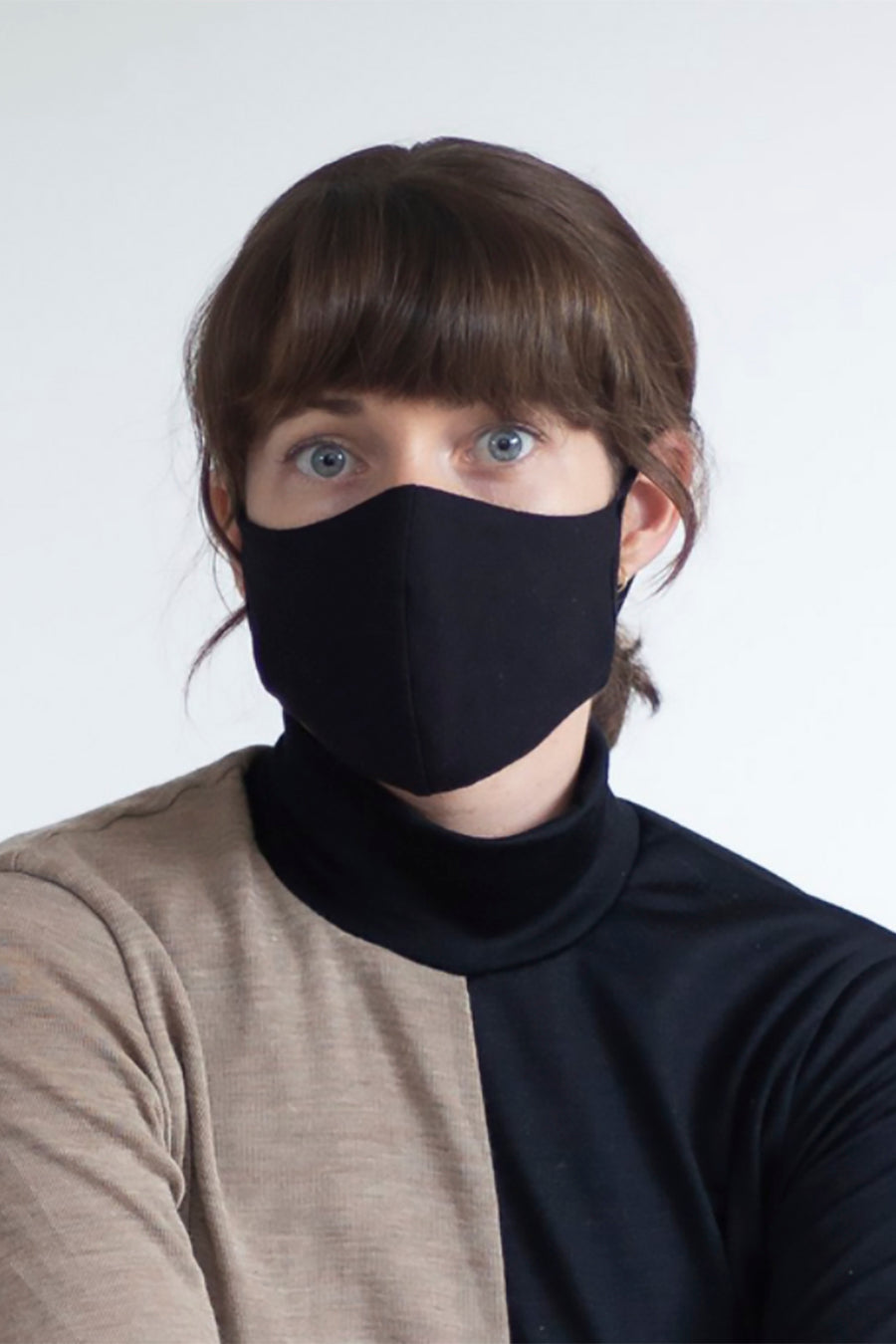 Face Mask - Black Organic Cotton with Polypropylene Filter (IS)